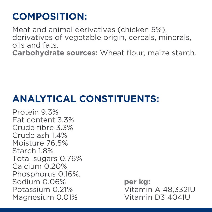 Hill's Prescription Diet w/d Diabetes Care Wet Cat Food with Chicken - 24x156g
