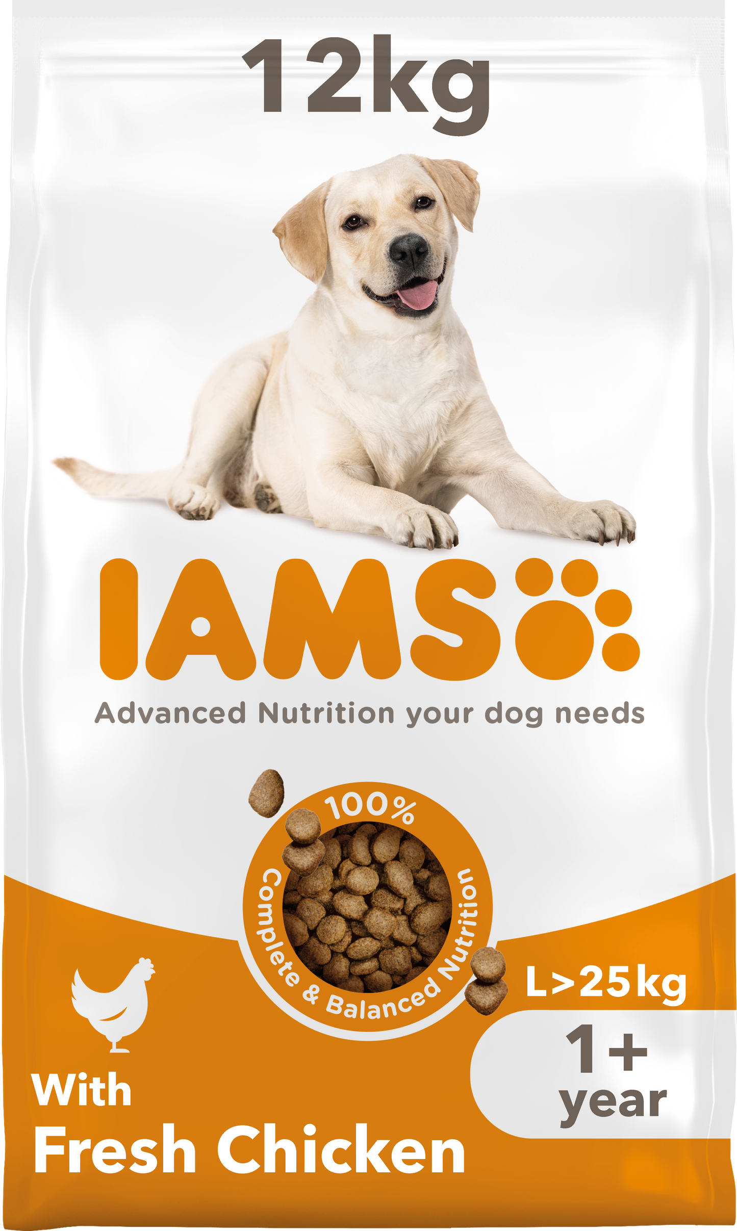 Iams Vitality Large Breed Adult 1+ Dry Dog Food - Chicken