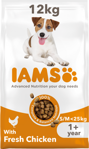 Iams for Vitality Adult Small/Medium Breed Dry Dog Food - Fresh Chicken