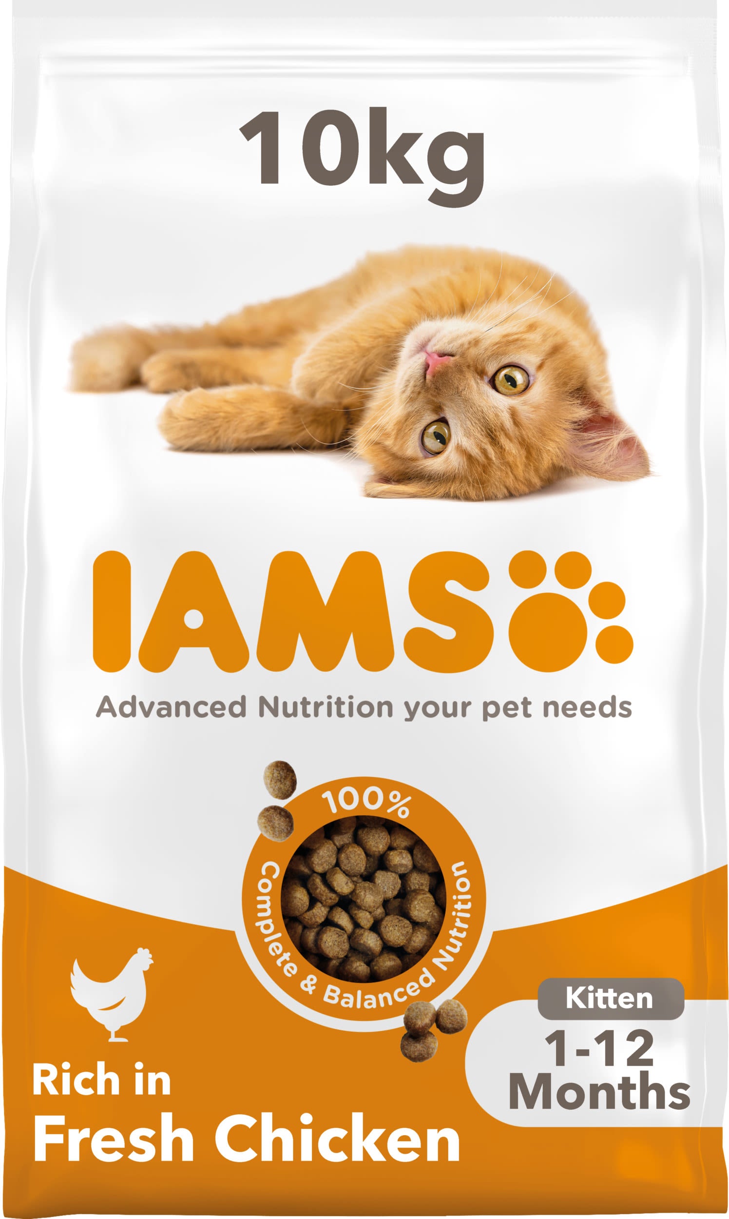 Iams Iams Chicken Pork Turkey Puppy Dry Cat Food pet food packaging