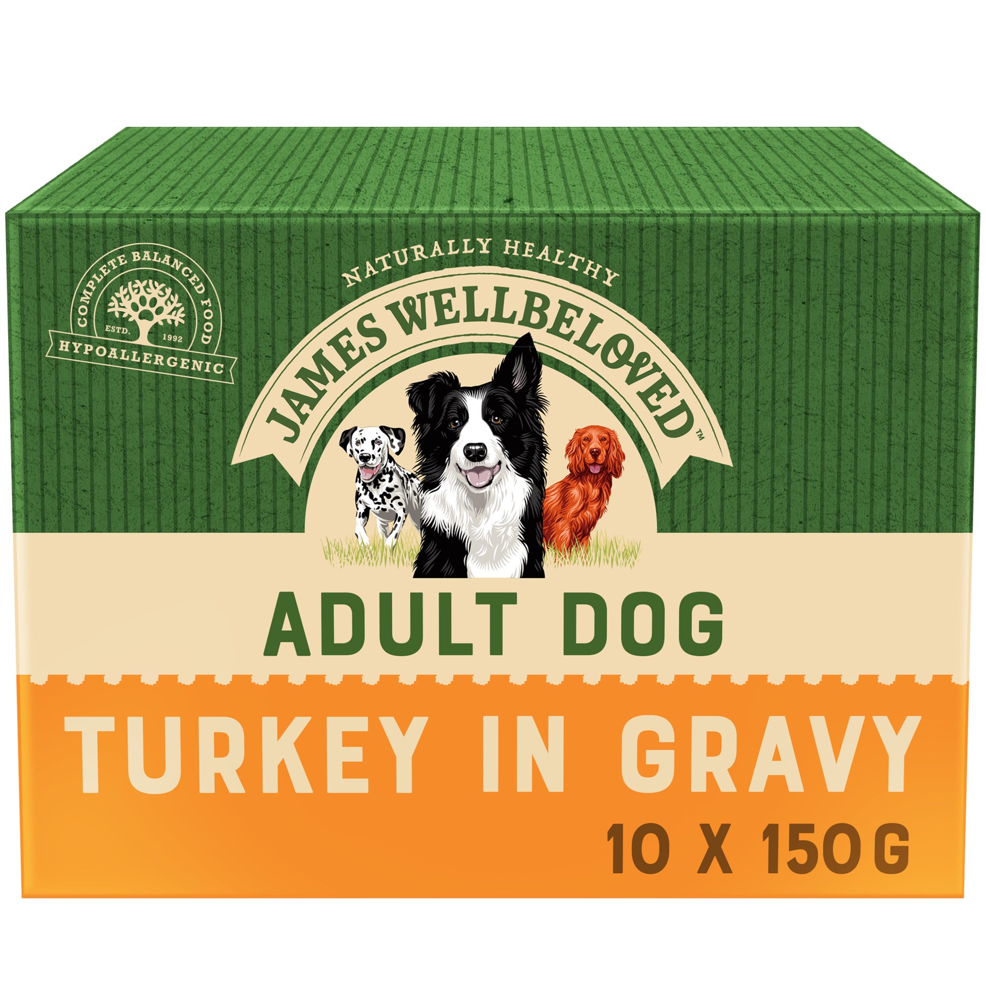 James Wellbeloved James Wellbeloved Turkey Adult Wet Dog Food pet food packaging