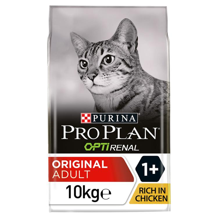 Pro Plan Pro Plan Purina Optirenal Chicken Adult Dry Cat Food pet food packaging