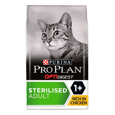 Pro Plan Pro Plan Purina Sensitive Digestion Light Sterilised Dy Chicken pet food packaging