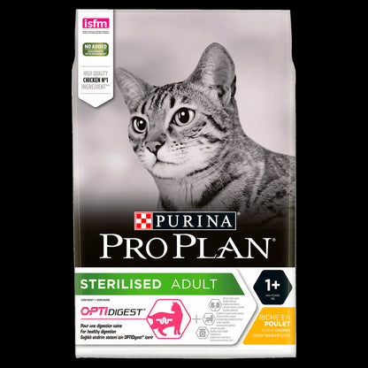 Purina Pro Plan Optidigest Sterilised Adult Dy Cat Food - Chicken & Rice