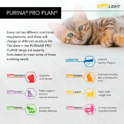 Pro Plan Light Optirenal Adult Dry Cat Food - Turkey & Rice