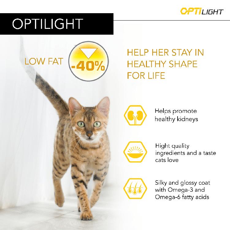 Pro Plan Light Optirenal Adult Dry Cat Food - Turkey & Rice