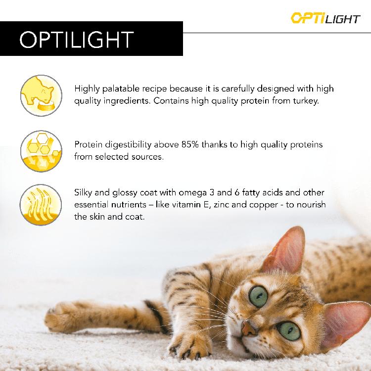 Pro Plan Light Optirenal Adult Dry Cat Food - Turkey & Rice