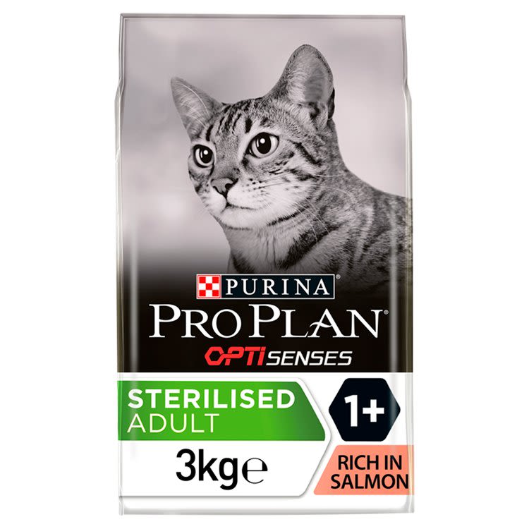 Pro Plan Pro Plan Purina Sterilized Optirenal Salmon Adult Dry Cat Food pet food packaging