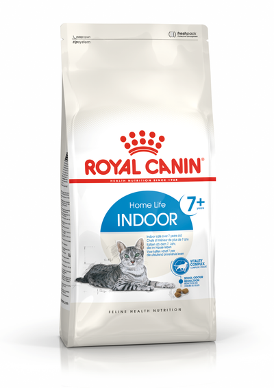 Royal Canin Royal Canin Indoor 7 Plus Mature Dry Cat Food pet food packaging