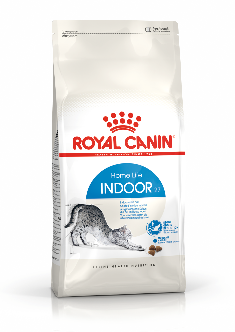 Royal Canin Royal Canin Indoor 27 Adult Dry Cat Food pet food packaging