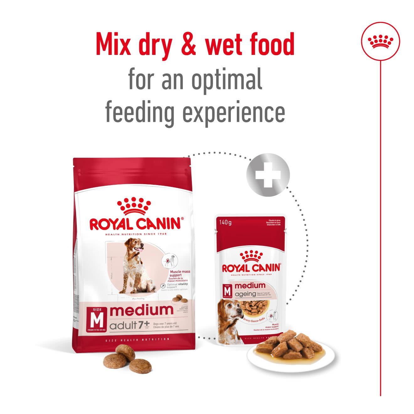 Royal Canin Medium Adult 7+ Dry Dog Food