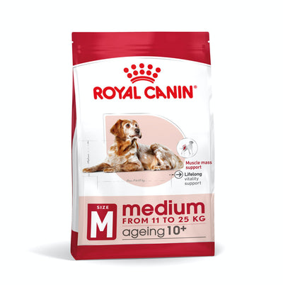 Royal Canin Royal Canin Medium Ageing 10 Plus Senior Dry pet food packaging