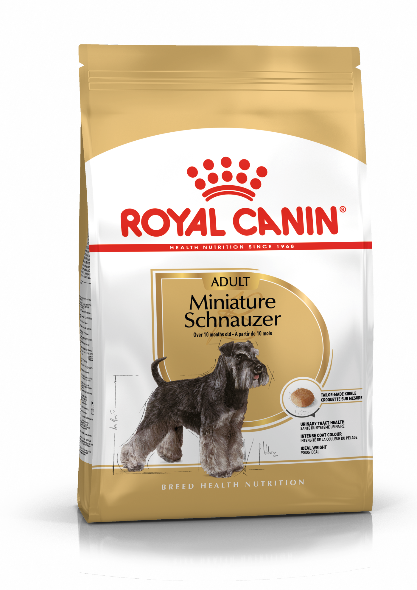 Royal Canin Royal Canin Miniature Schnauzer Adult Dry Dog Food pet food packaging