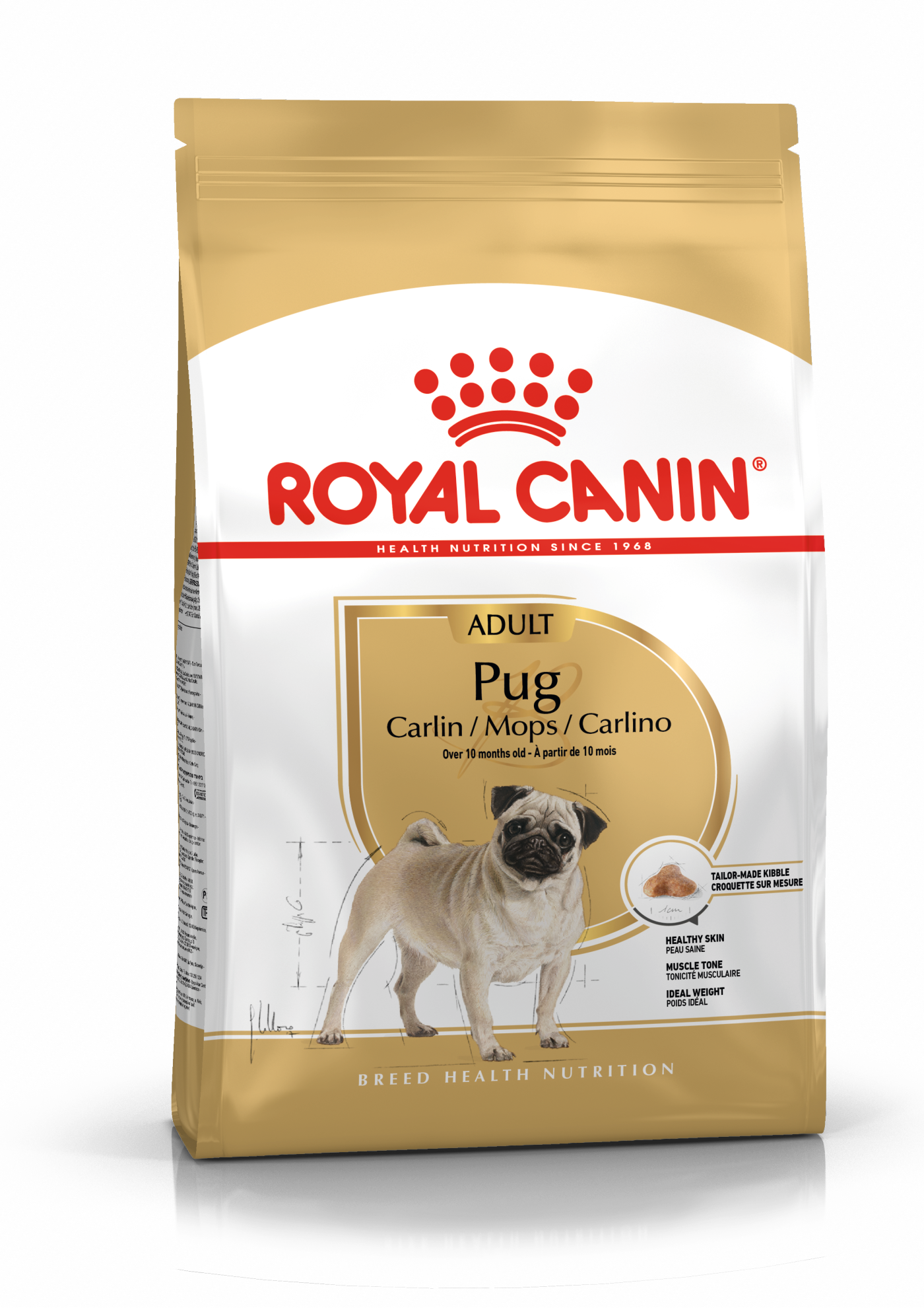 Royal Canin Royal Canin Pug Adult Dry Dog Food pet food packaging