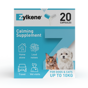 Zylkene Calming Supplement for Cats and Dogs - Up to 10kg - 20 Capsules