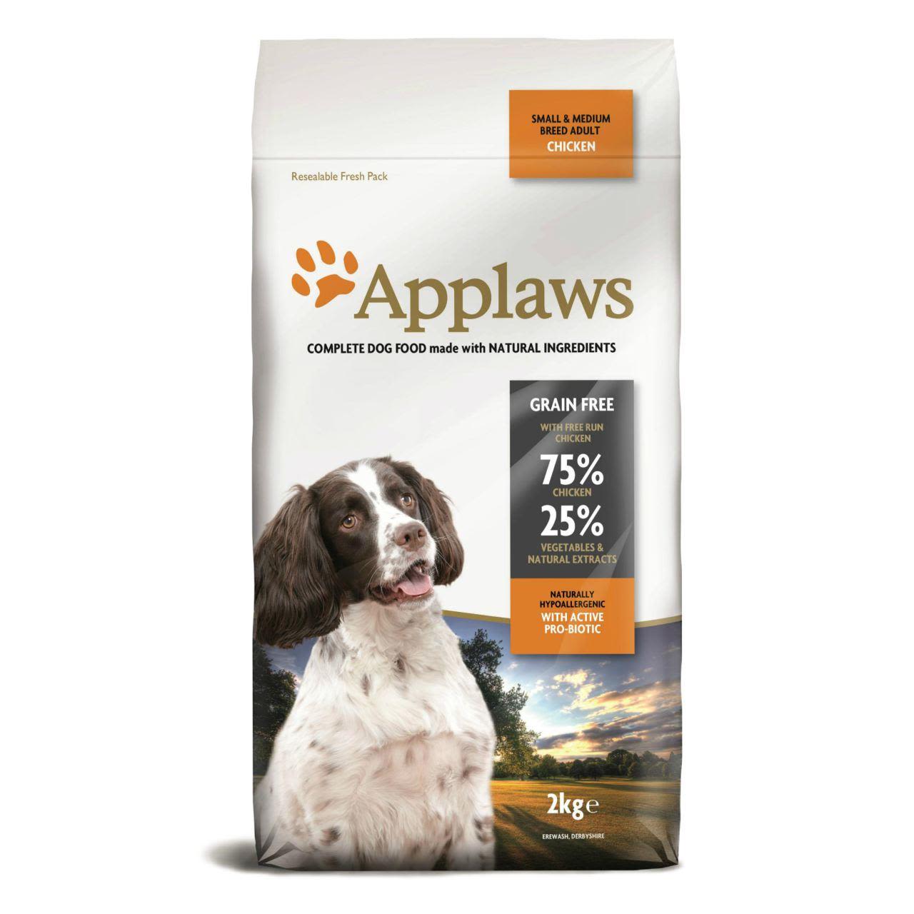 Applaws Dog Dry 2kg Small/Medium Breed Adult Chicken