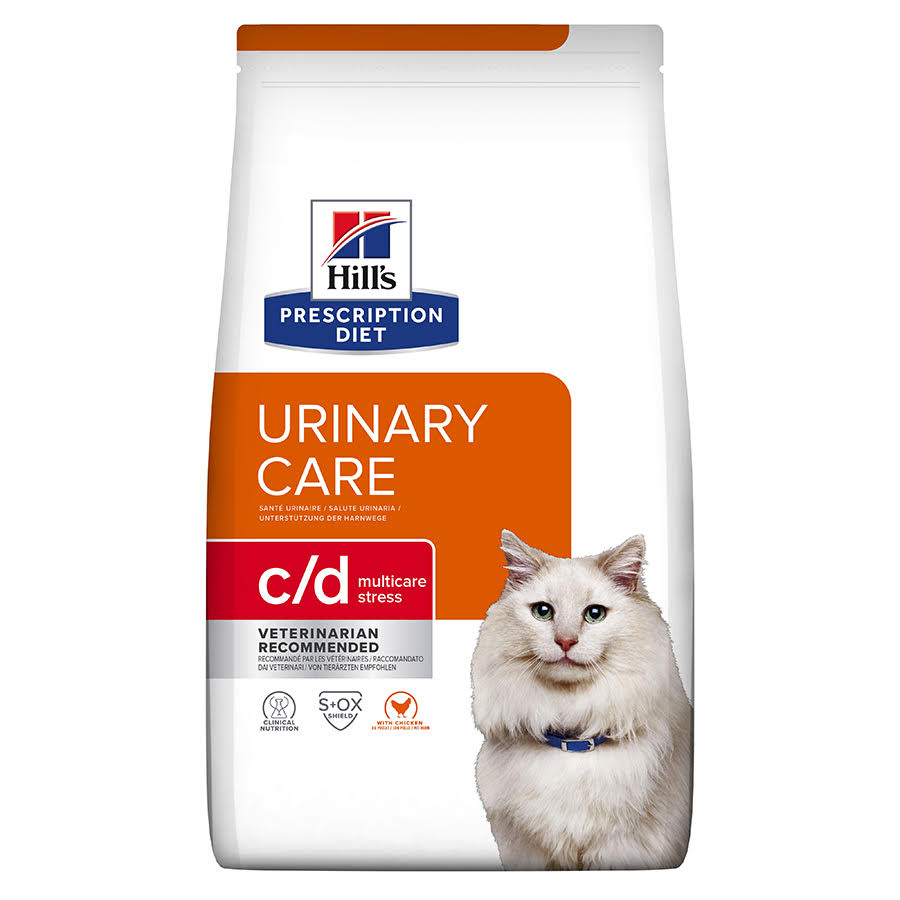 Hill's Hill'S Prescription Multicare Stress Urinary Care Chicken Pork Turkey Adult Dry Cat Food pet food packaging