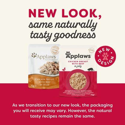 Applaws Cat Pouch 70g Chicken with Beef in Jelly