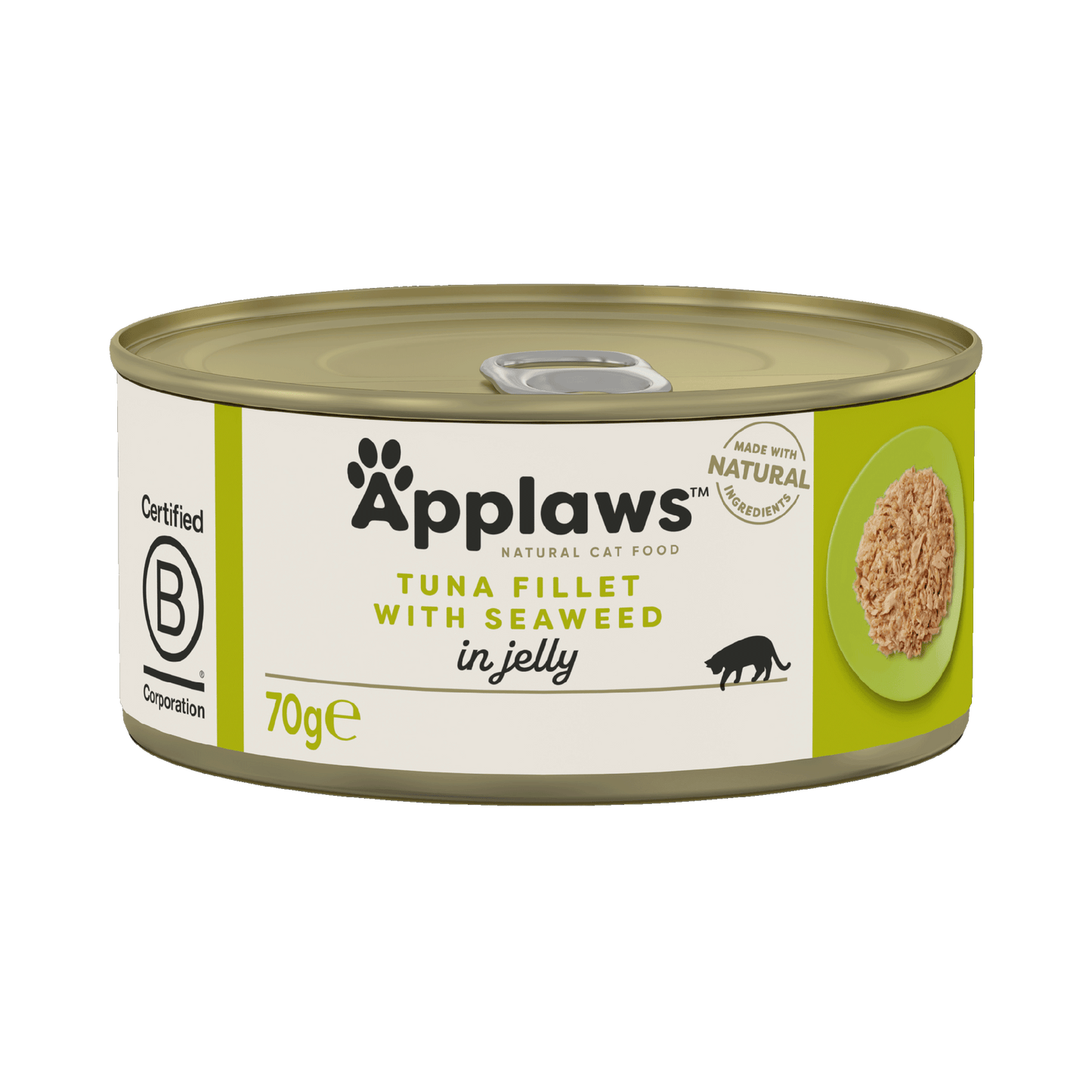 Applaws Cat Tin 70g Tuna with Seaweed in Jelly
