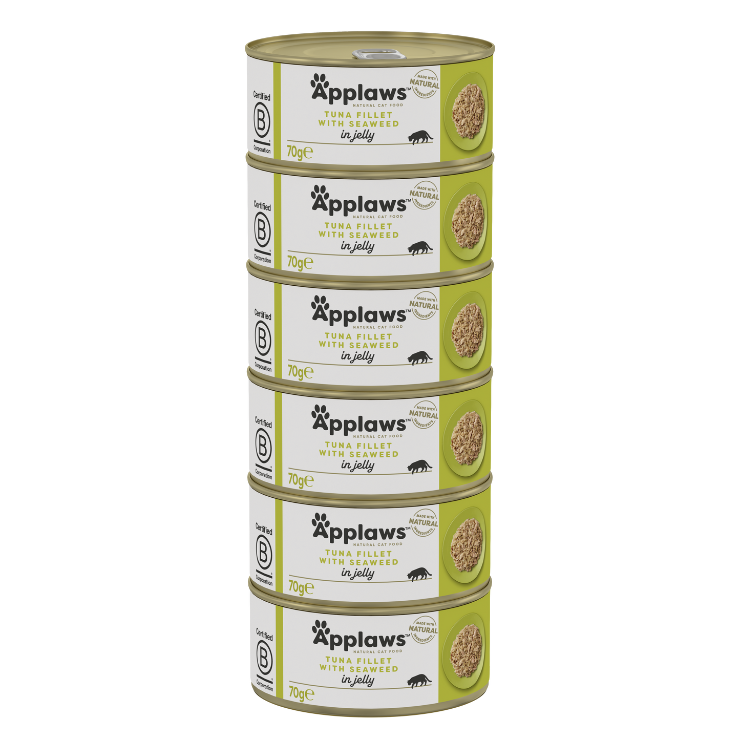 Applaws Cat Tin 70g Tuna with Seaweed in Jelly