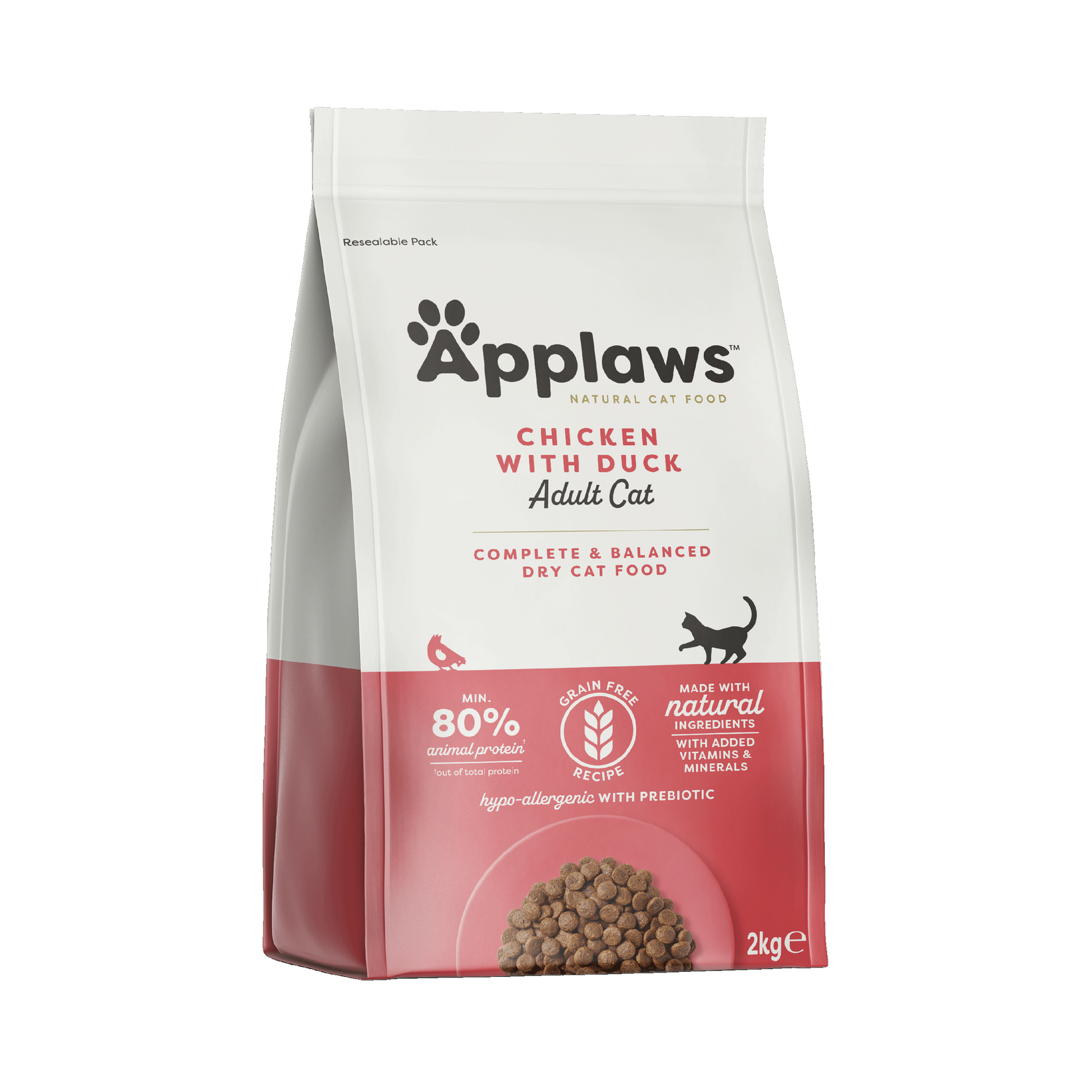Applaws Applaws Extra Chicken Duck Adult Dry Cat Food pet food packaging