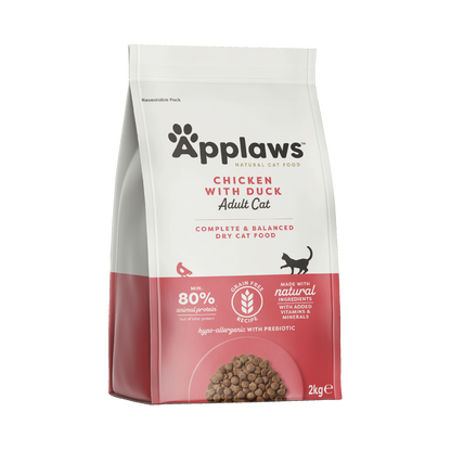 Applaws Cat Dry 2Kg Adult Chicken with Extra Duck