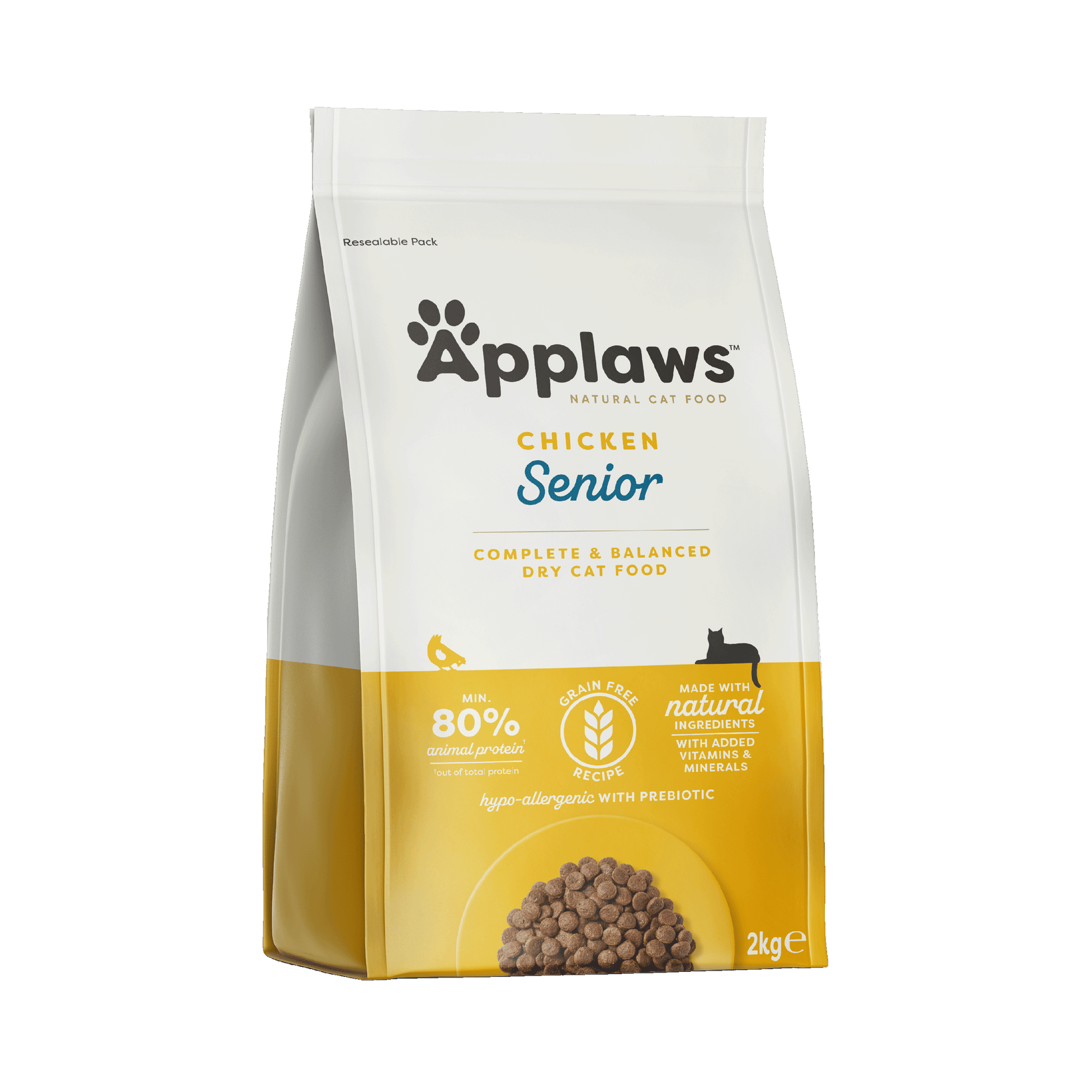 Applaws Applaws Chicken Senior Dry Cat Food pet food packaging