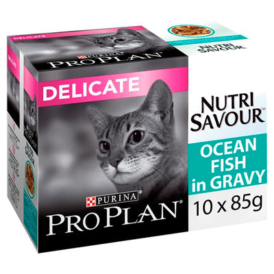 Pro Plan Pro Plan Purina Nutrisavour Delicate Ocean pet food packaging