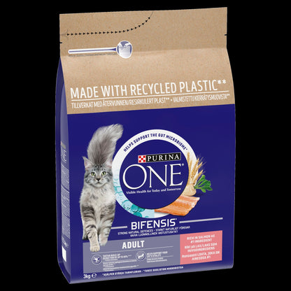 Purina ONE Adult Dry Cat Food - Salmon & Whole Grains