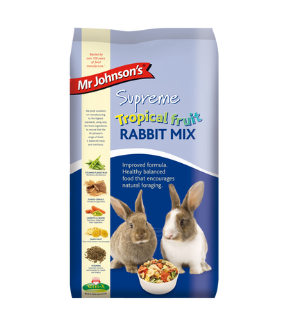 Mr Johnsons Supreme Tropical Rabbit Mix with Fruit