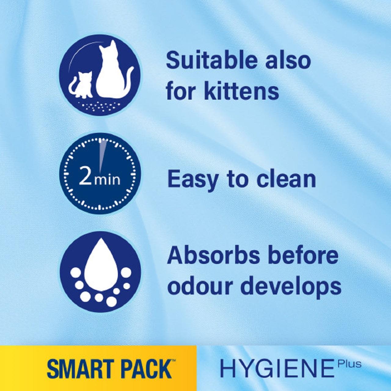 Catsan Hygiene Smart Pack 2x Inlays Cat Litter Dust-Free Litter Tray Liner