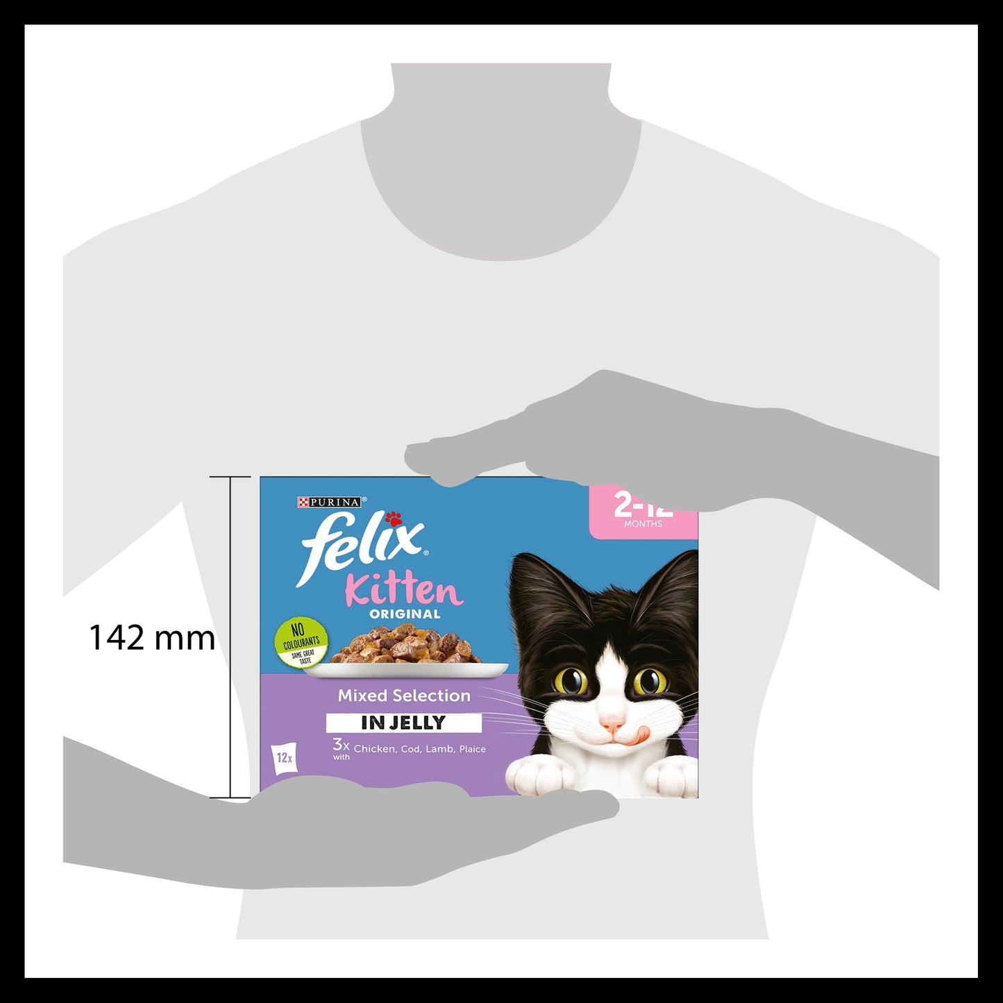 Felix Kitten Mixed Selection in Jelly Cat Food Pouches
