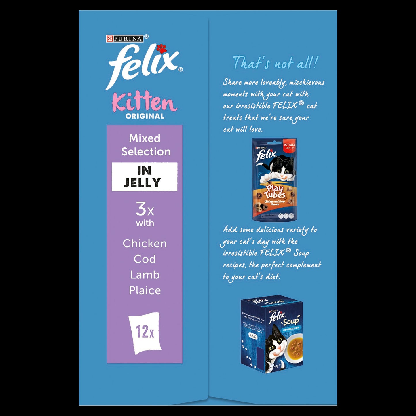 Felix Kitten Mixed Selection in Jelly Cat Food Pouches