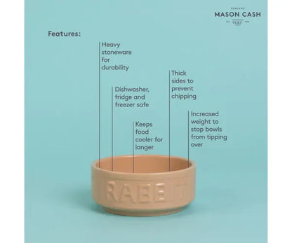 Mason & Cash Cane Lettered Rabbit Bowl