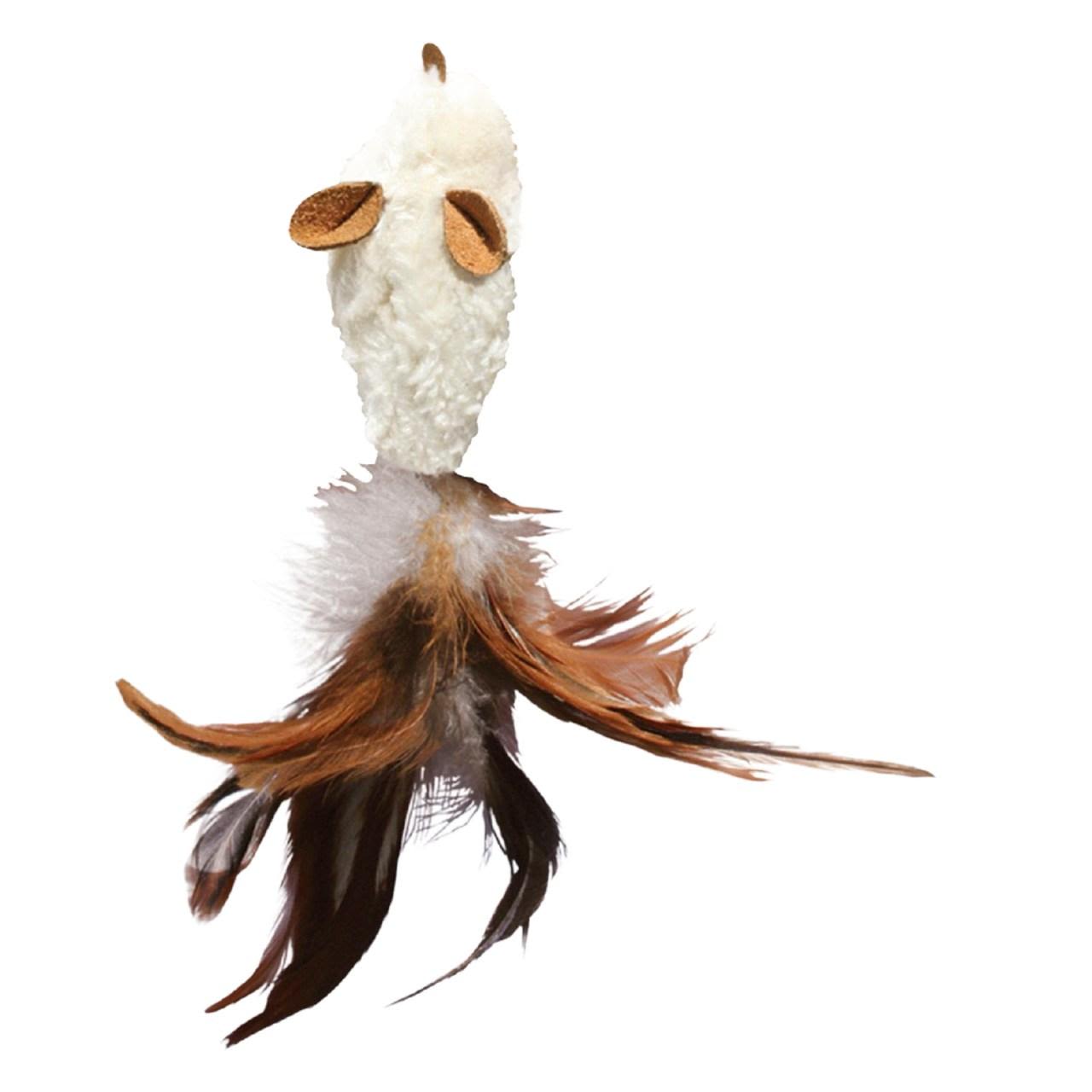 KONG Cat Refillable Feather Mouse