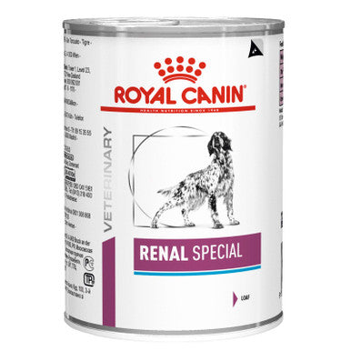 Royal Canin Royal Canin Renal Pork Salmon Adult Wet Dog Food pet food packaging