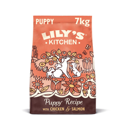 Lily's Kitchen Grain Free with Puppy Recipe Dry Dog Food - Chicken & Salmon