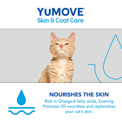 YuMOVE Skin & Coat Care Moulting Supplement Oil for Cats