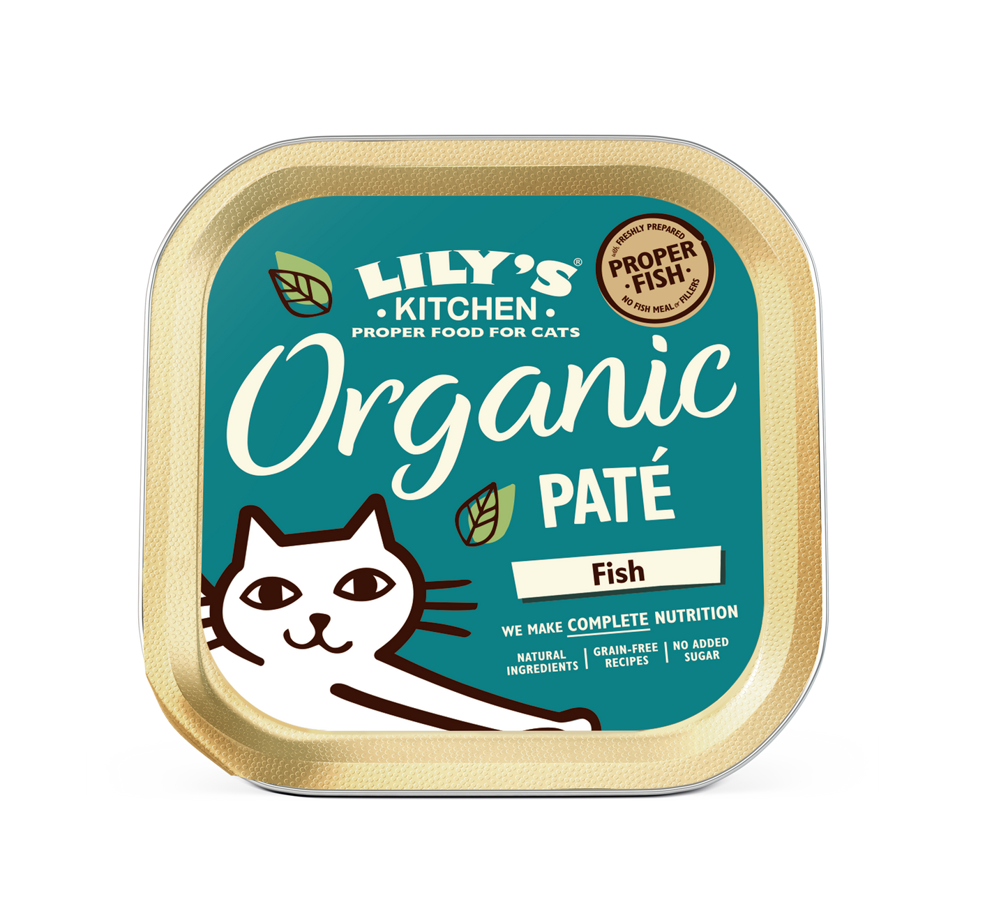 Lily's Kitchen Adult Wet Cat Food - Organic Fish Dinner