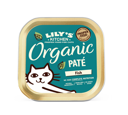 Lily's Kitchen Adult Wet Cat Food - Organic Fish Dinner