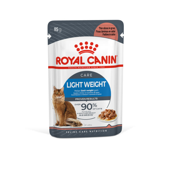 Royal Canin Royal Canin Light Weight Care Adult Wet Cat Food pet food packaging