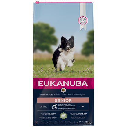 Eukanuba Mature & Senior 7+ Dry Dog Food - Lamb & Rice