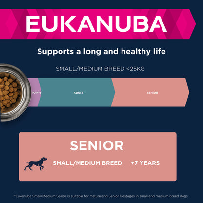 Eukanuba Mature & Senior 7+ Dry Dog Food - Lamb & Rice