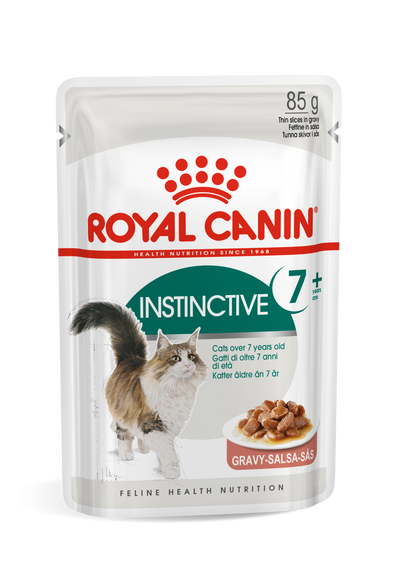 Royal Canin Royal Canin Instinctive 7 Plus Senior Wet Cat pet food packaging