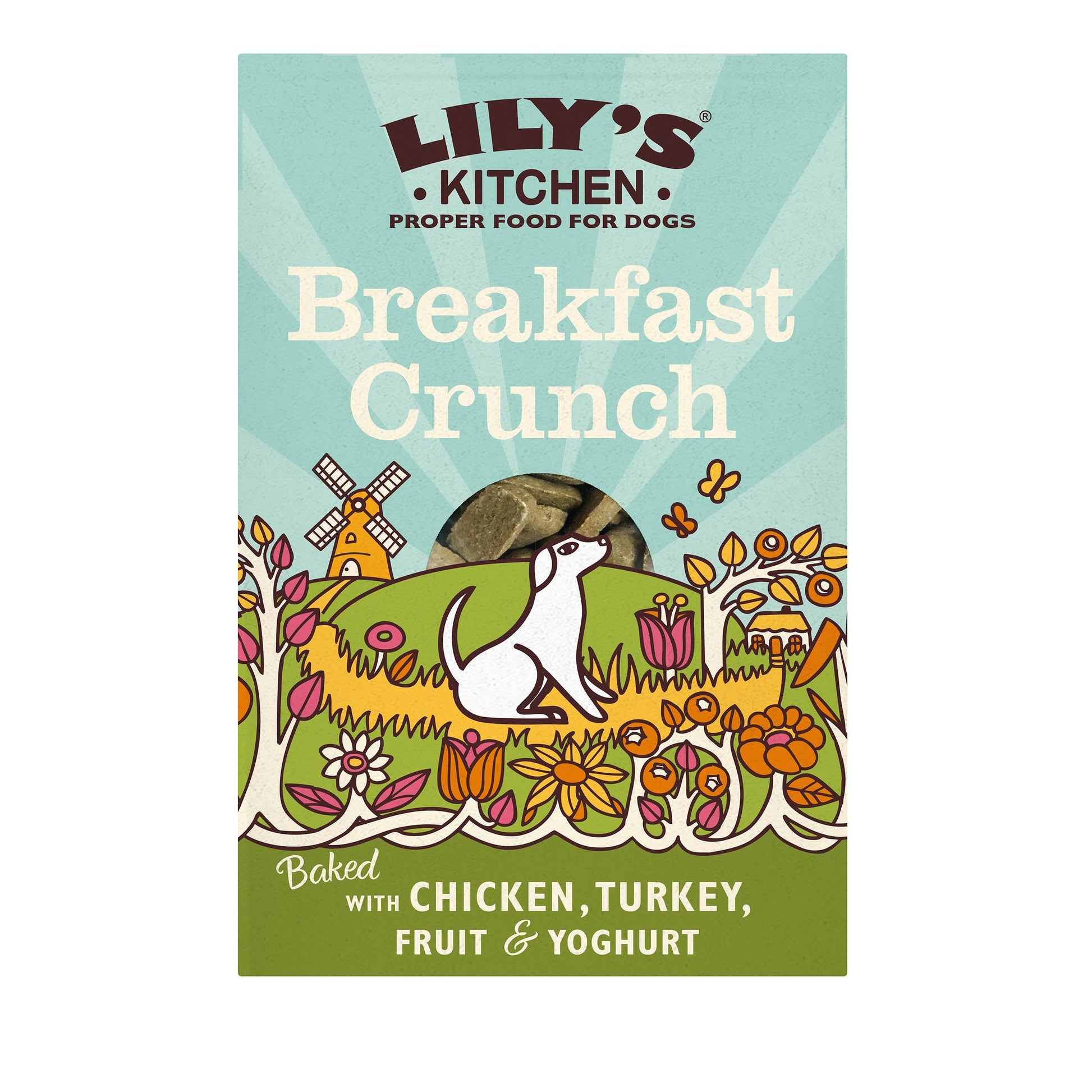 Lily's Kitchen Lily'S Kitchen Breakfast Crunch Chicken Salmon Turkey Adult Dry Dog Food pet food packaging