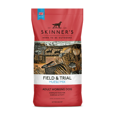 Skinners Skinners Field Trial Muesli Mix Beef Adult pet food packaging