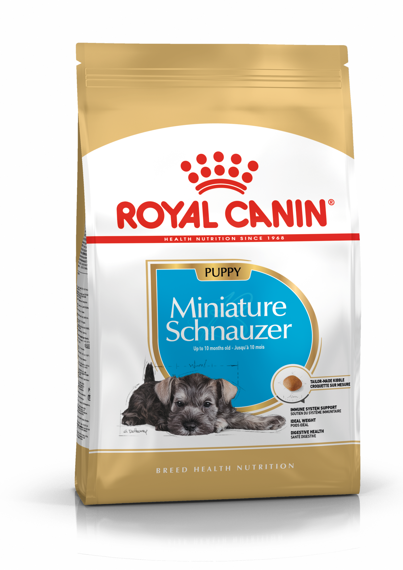 Royal Canin Royal Canin Miniature Schnauzer Puppy Dry Dog Food pet food packaging