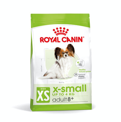 Royal Canin Royal Canin Extra_Small 8 Plus Senior Dry Dog pet food packaging