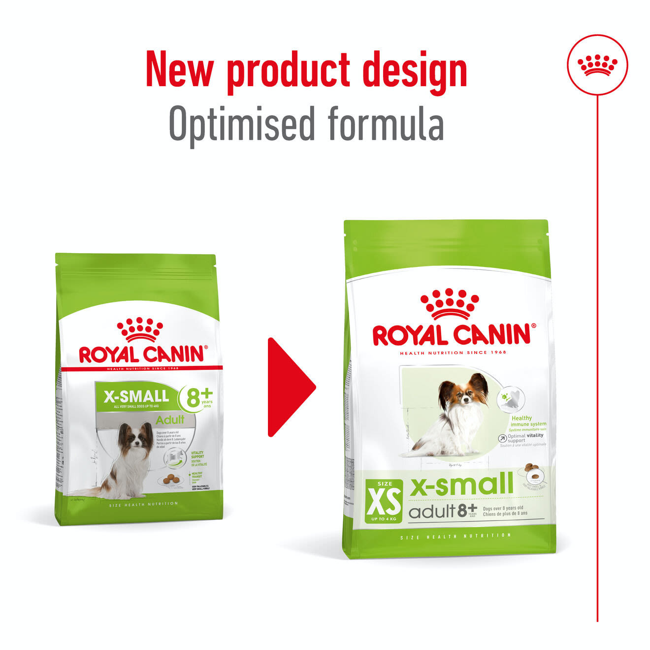 Royal Canin X-Small Adult 8+ Dry Dog Food