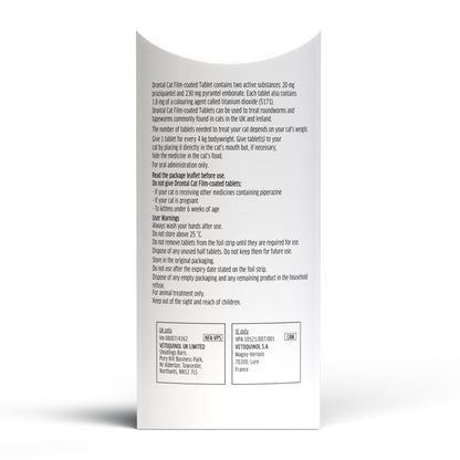 Drontal Wormer Tablets for Small and Medium Cats (2 to 4kg)